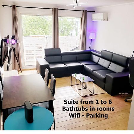 Air Conditioned Residential Suite From 1 To 6 - Bathtubs In Rooms - Self-Arrival - Wifi - Laundry - Parking Avignon Exteriér fotografie